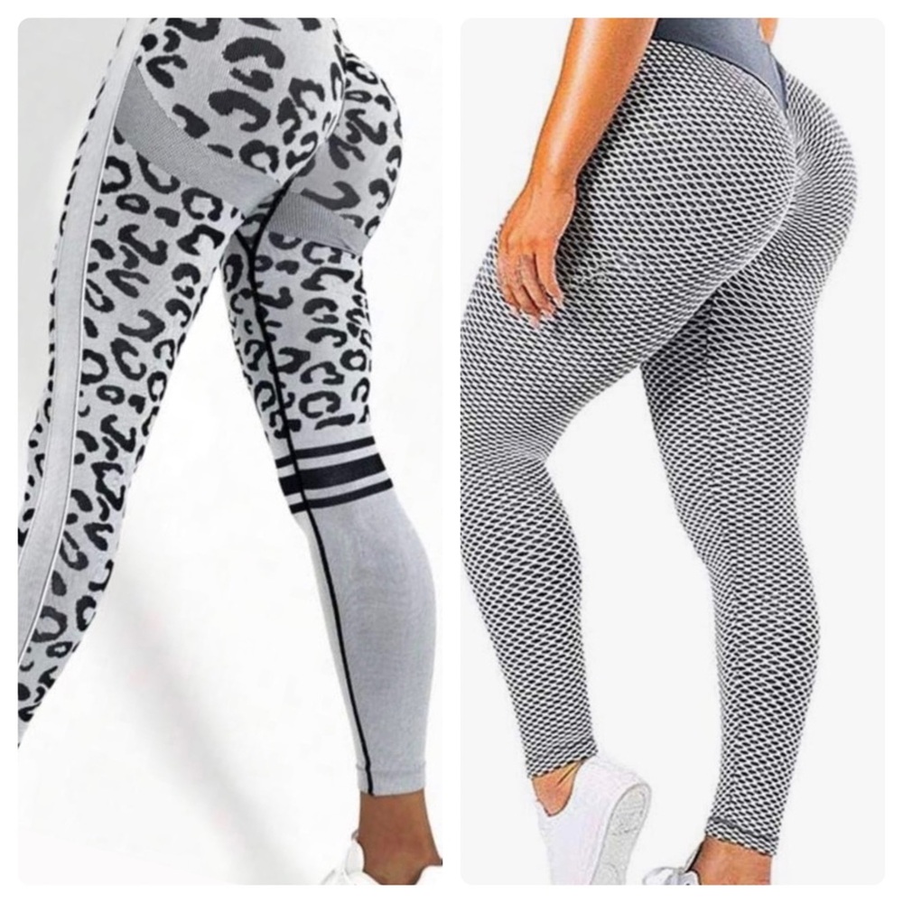 Women’s booty scrunch gym leggings bundle - size M